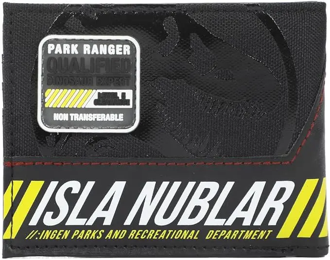 Jurassic Park Isla Nublar Billetera plegable para hombre