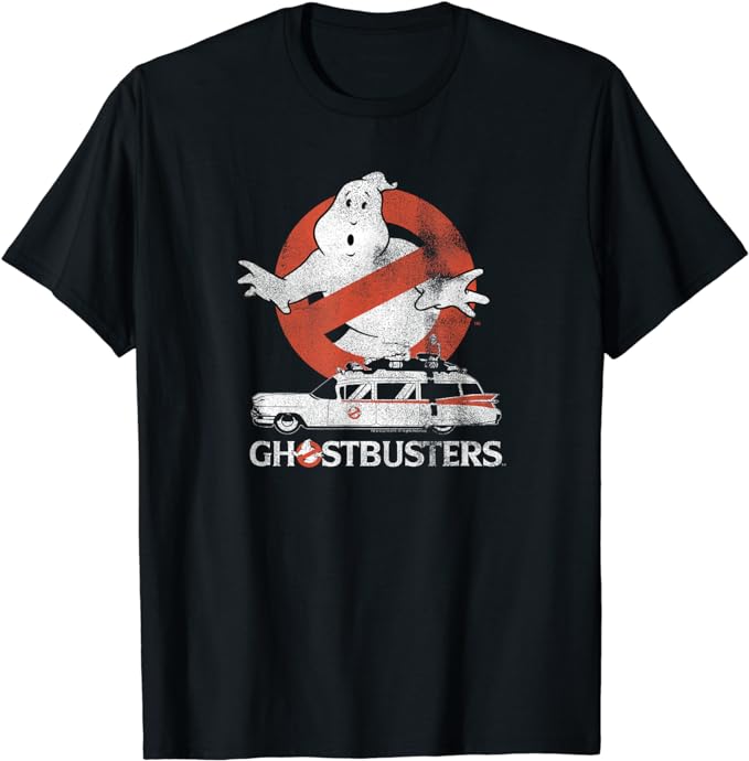 Ghostbusters Men's Short Sleeve Black Polyester Classic T-Shirt