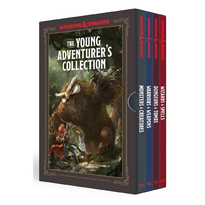 The Young Adventurer's Collection Box Set 1 [Dungeons & Dragons 4 Books]: Monsters & Creatures, Warriors & Weapons, Dungeons & Tombs, and Wizards & ... & Dragons Young Adventurer's Guides) Paquete – Ilustrado, 6 Octubre 2020