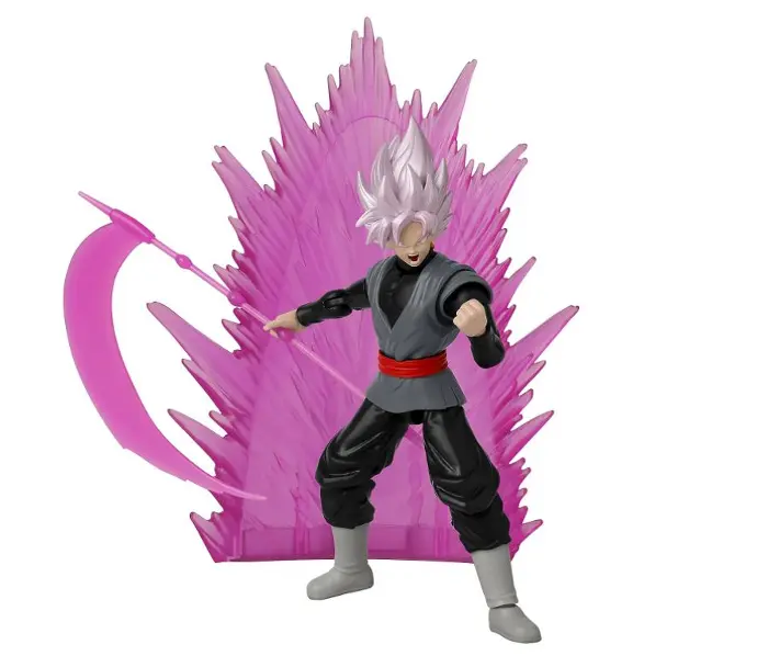 Super Saiyan Goku Rosa Negra (Power Up Pack) Dragon Ball  6,5 pulgadas - Dragon Star Series Bandai