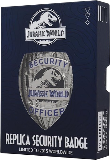 [20074] Jurassic World Edición Limitada Réplica Insignia de Seguridad