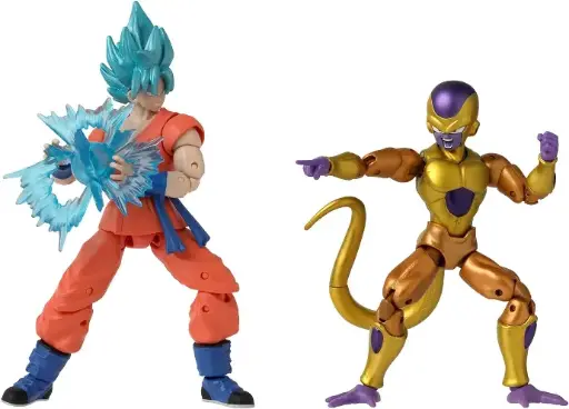 Super Saiyan Blue Goku vs Golden Frieza Dragon Ball  6,5 pulgadas - Dragon Star Series Bandai 