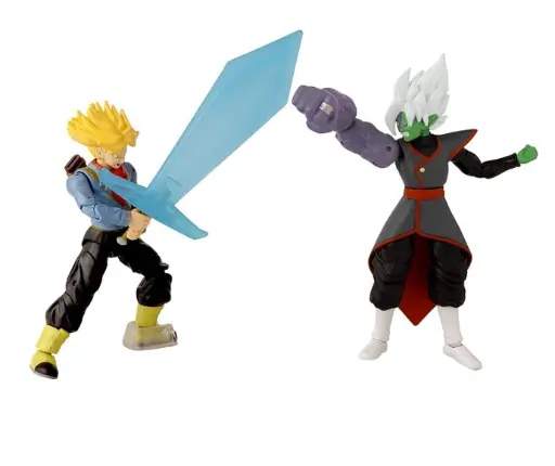 Super Saiyan Future Trunks vs Fusion Zamasu Dragon Ball  6,5 pulgadas - Dragon Star Series Bandai 